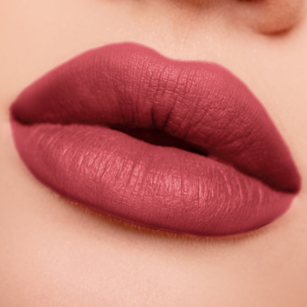 Lipstick. Nude pink lipstick.